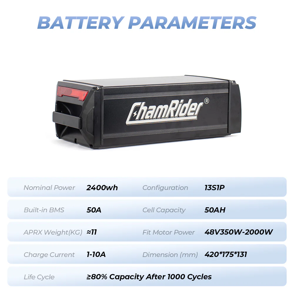 ChamRider DT450 Dual Battery
