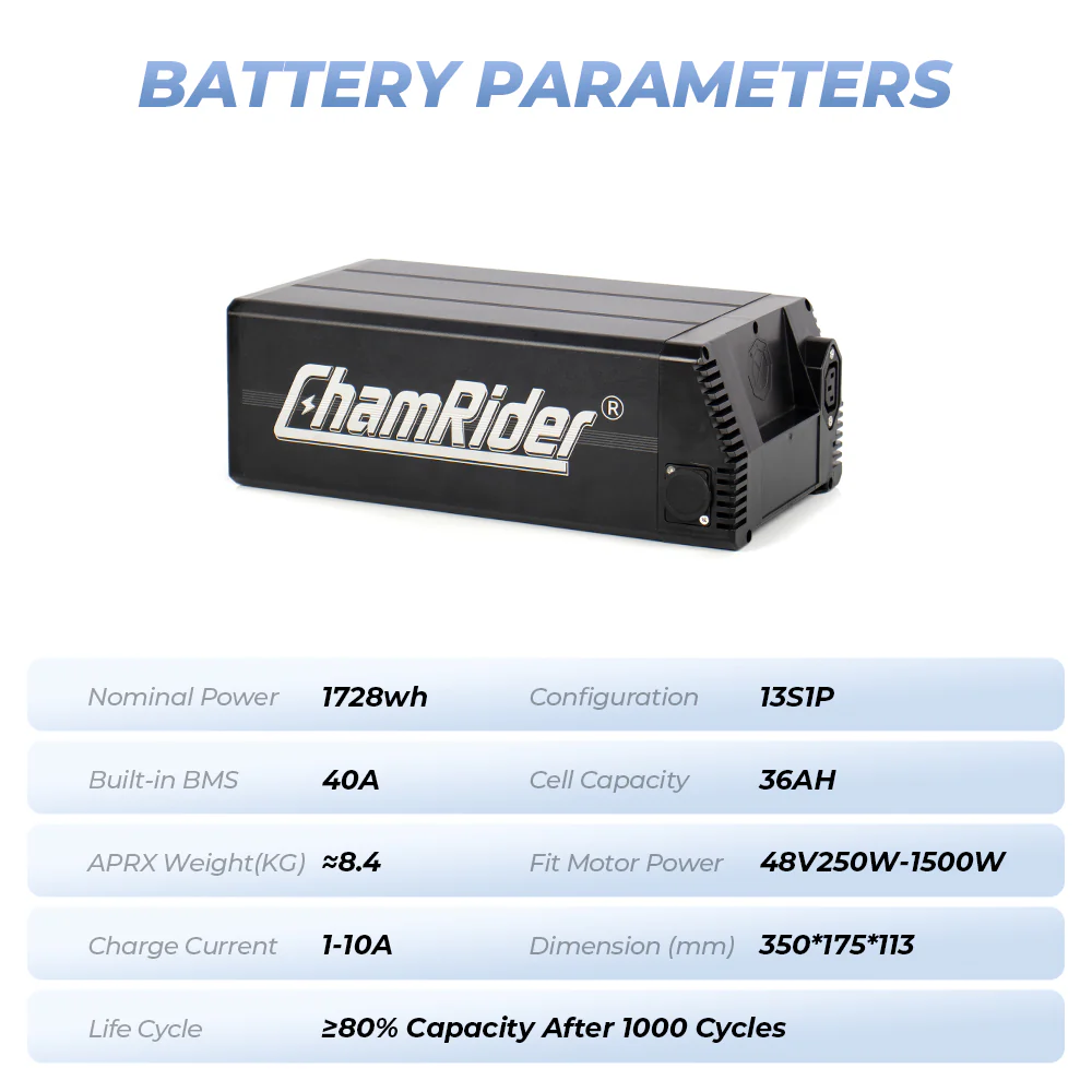 ChamRider DT450 Dual Battery