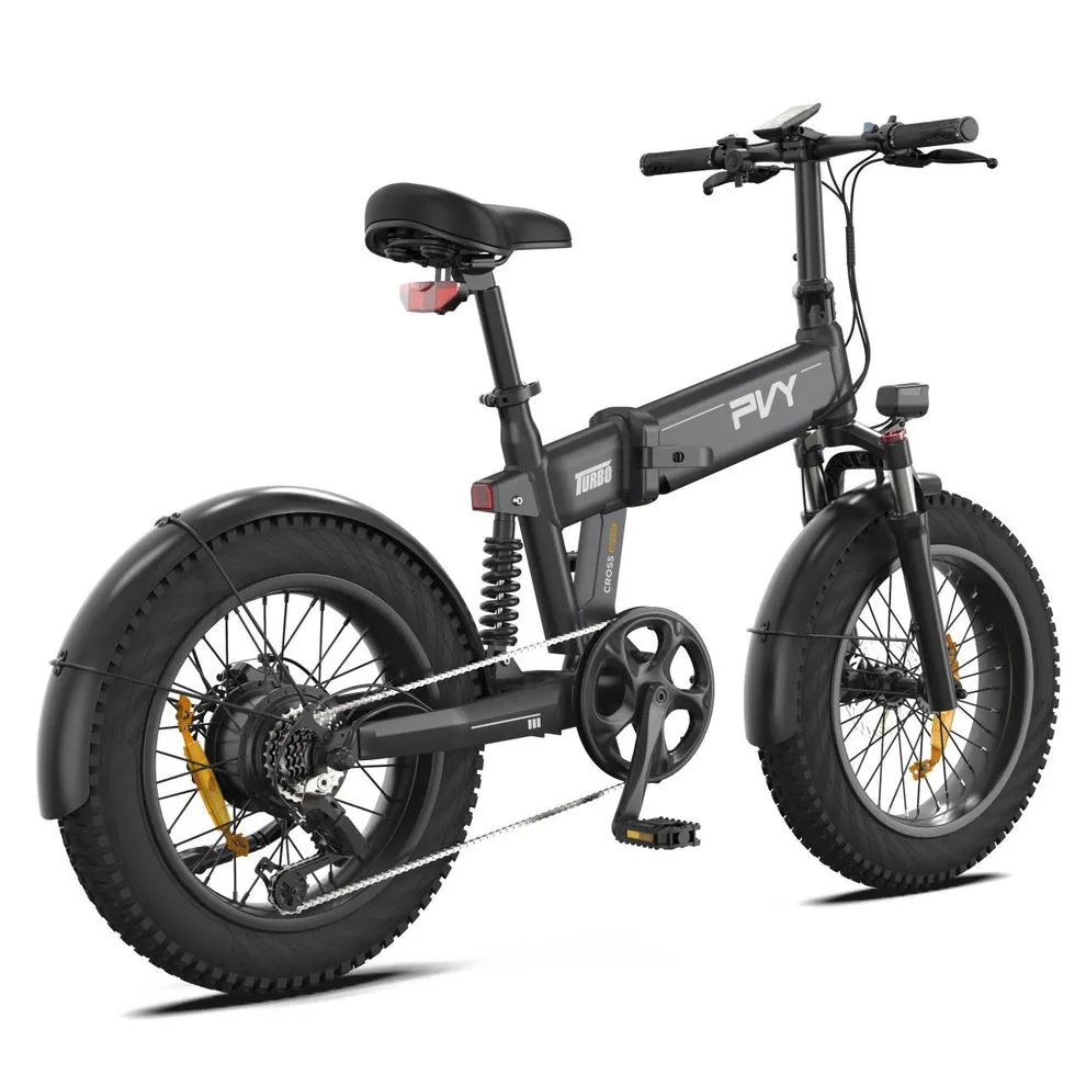 PVY TURBO – 250W Fat Tyre Hill Climb Beast