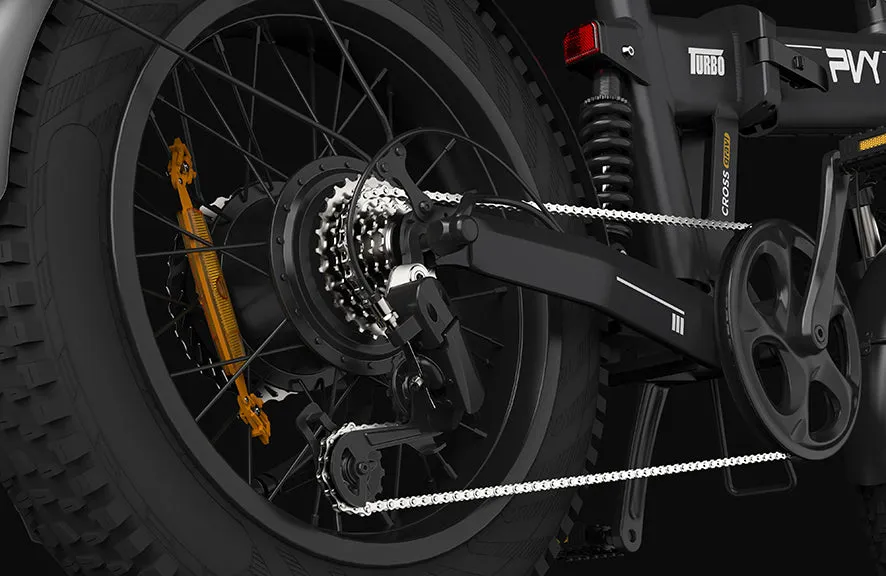PVY TURBO – 250W Fat Tyre Hill Climb Beast