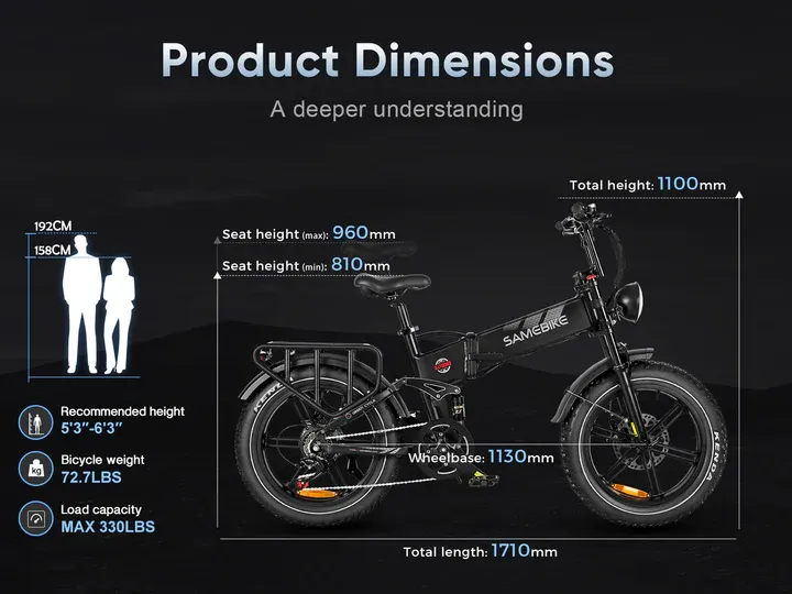 RS-A02 Plus Fat Tire Off Road Ebike