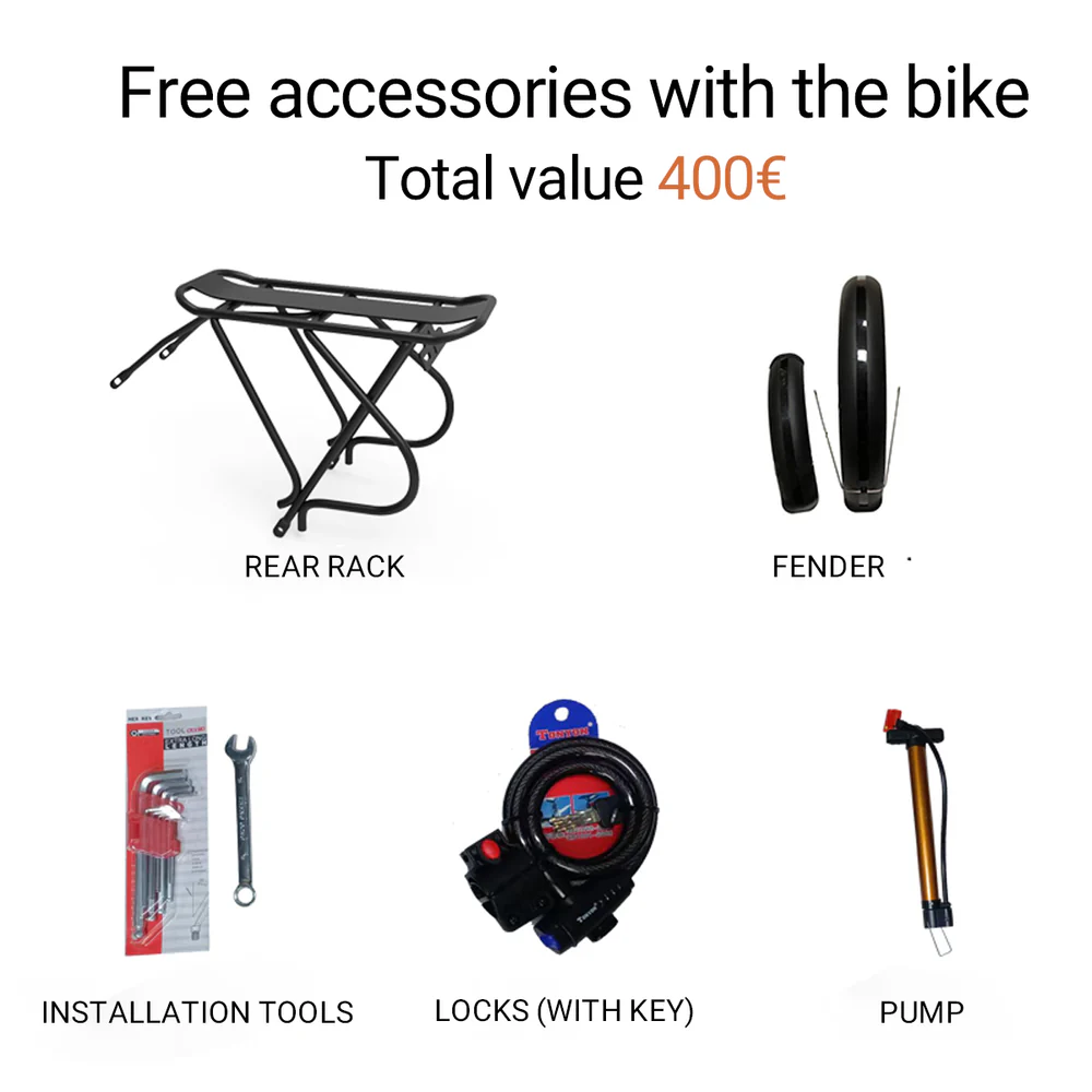 LANKELEISI XC4000 Electric Fat Tire Bike