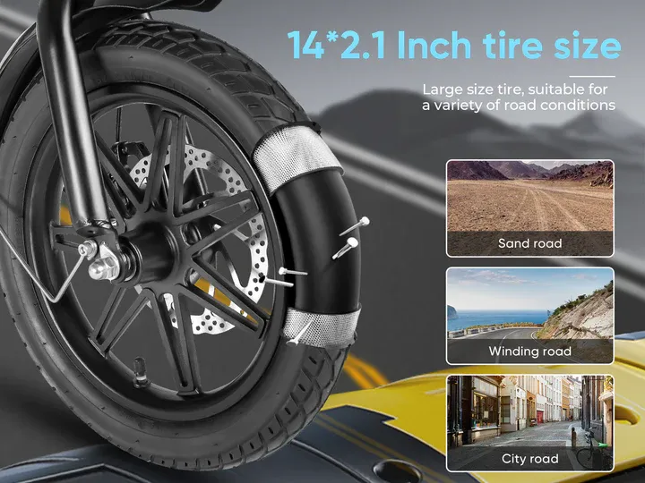 YINYU14 250W Compact Folding E-Bike