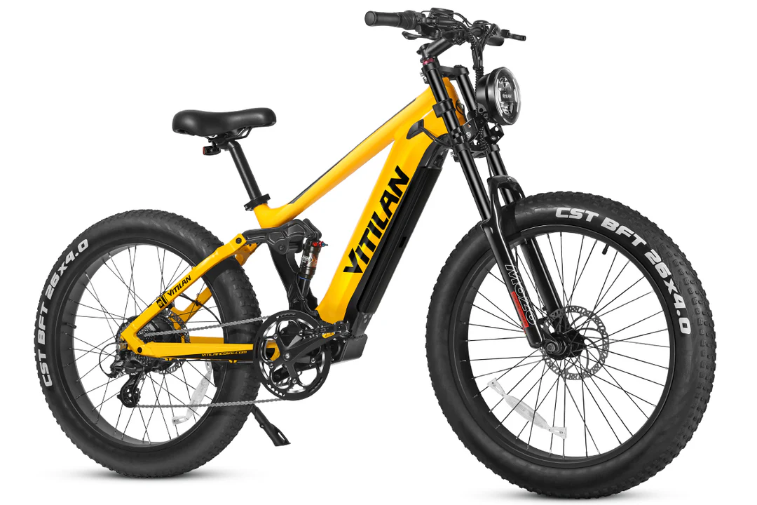 T7PRO Full Suspension Mountain E-bike
