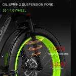 LANKELEISI XC4000 Electric Fat Tire Bike